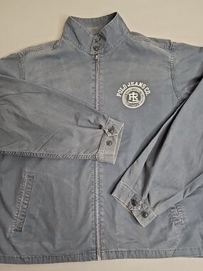 Vintage Polo Jeans Co. Ralph Lauren Faded Navy Zip-Up Jacket